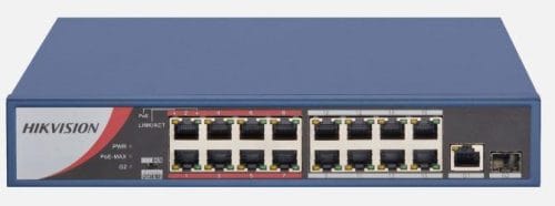 HIKVISION DS-3E0318P-E/M(B) 18 PORT 10/100 YÖNETİLEMEZ POE SWITCH